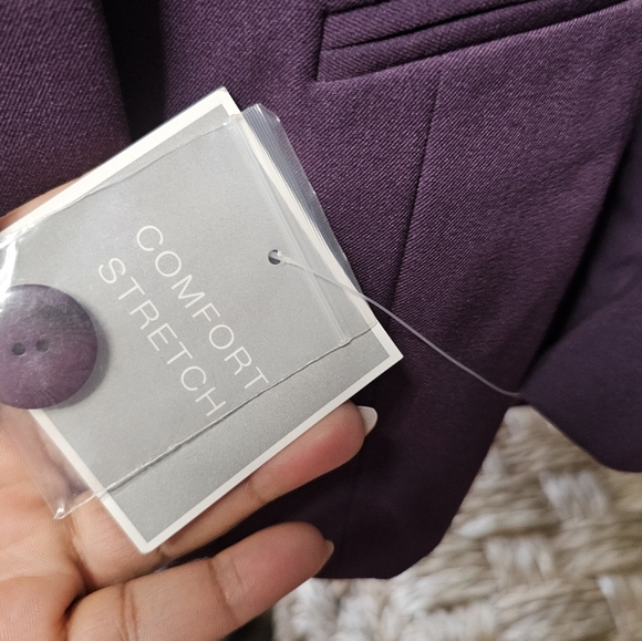 NWT SAG Harbor Purple Blazer - Picture 8 of 10